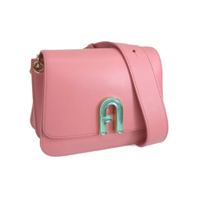 Furla Leather Handbag, Shoulder Bag Mini Women's Pink-1