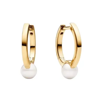 Pandora Metal Alloy Earrings Women's White