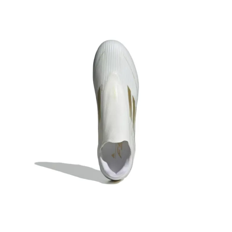 Adidas F50 League Laceless Firm/Multi Ground Cloud White Gold Metallic-3