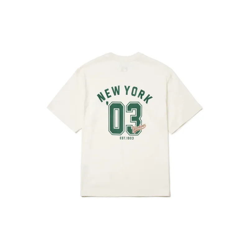 MLB New York Yankees T Shirts Unisex White-1