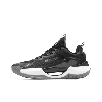 Up Run Super Light Phantom Mid Top Basketball Shoes Unisex Mercedes Benz Black