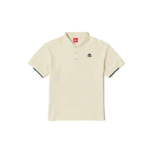 Kappa 1916 Polo Shirts Men Tallow White -0111