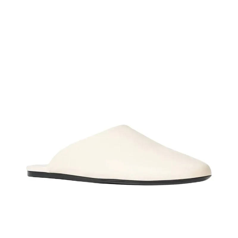 Staud Wrap-toe Slippers Women's White-2