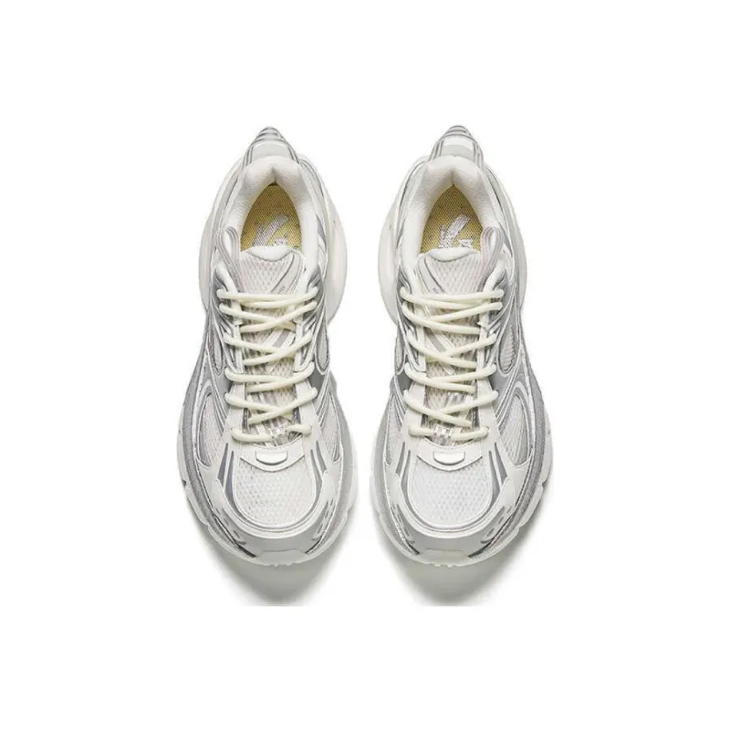 Anta Life Collection Abrasion Resistant Low Top Casual Shoes Men's Papyrus White-2