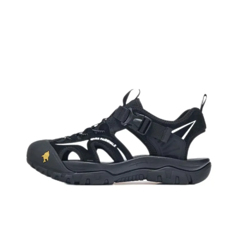 FAIRWHALE River Trekking Shoes Men Warrior Black/Pearl Gray-8