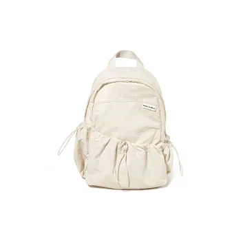 LIVEBOX EN DIRECT Nylon Backpack Trumpets Women's Ecru/Black