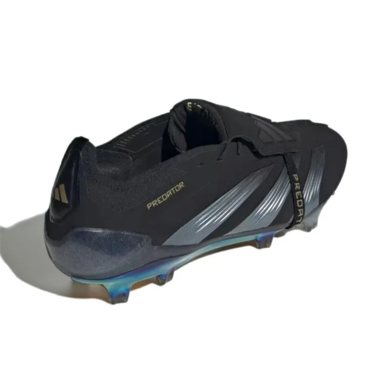 Adidas Predator Elite Foldover Tongue Fg Core Black Carbon Gold Metallic-2