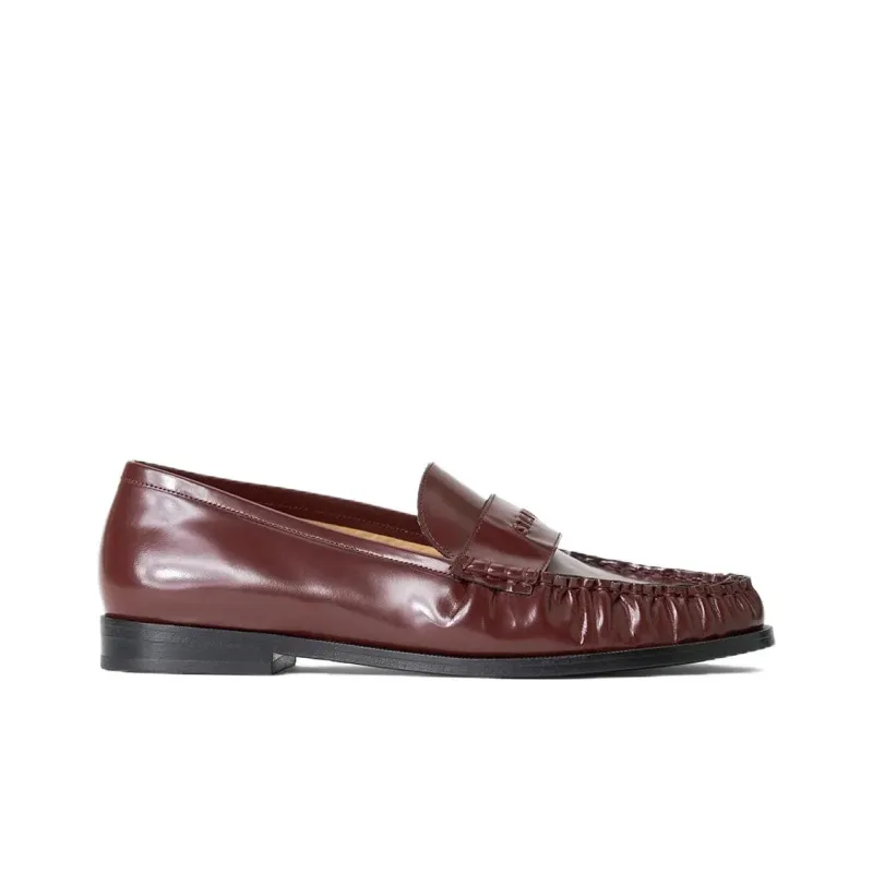 Staud Loulou Loafers Women's Burgundy-1