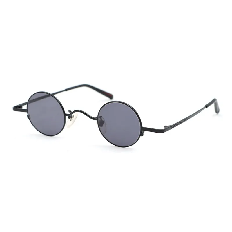 Fujii Taro Stainless Steel Alloy Metal Round Sunglasses Unisex-0