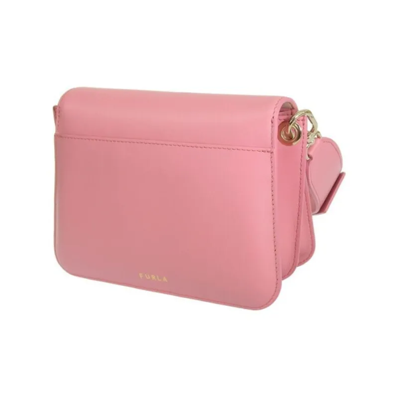 Furla Leather Handbag, Shoulder Bag Mini Women's Pink-3