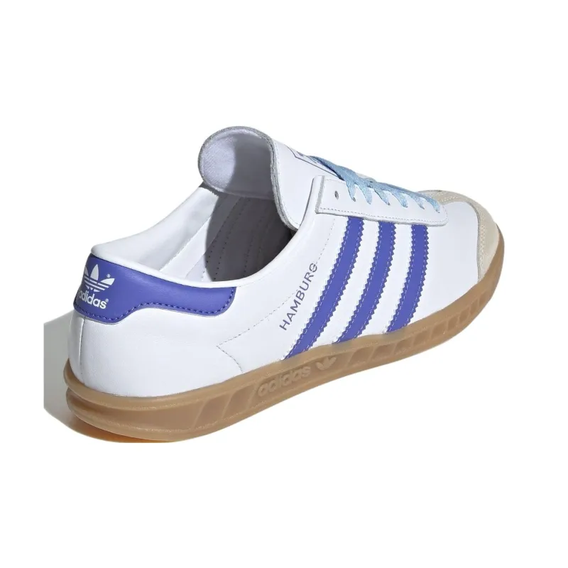Hamburg Women's Adidas Originals 'White Cobalt Blue Gum'-3