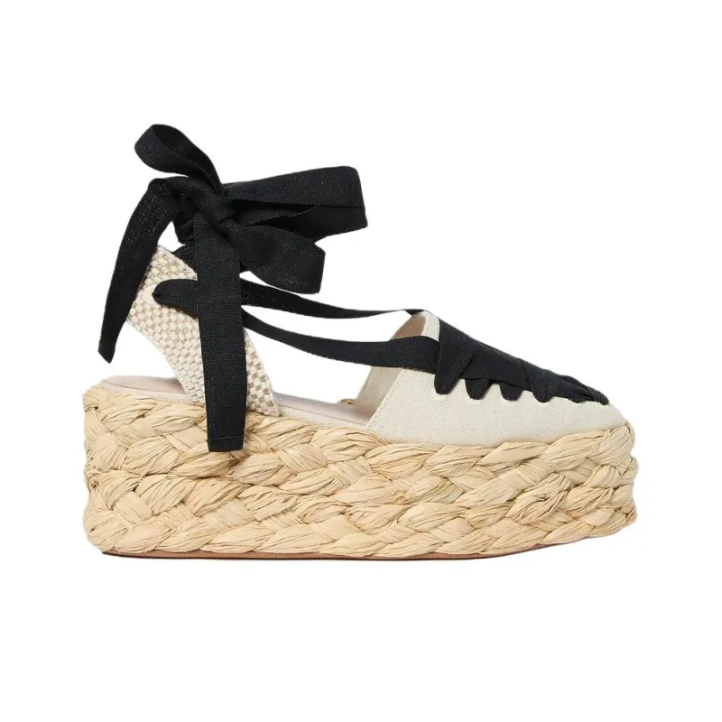 Loeffler Randall Mason Natural Casual Single Shoes 7cm Women's Beige-1