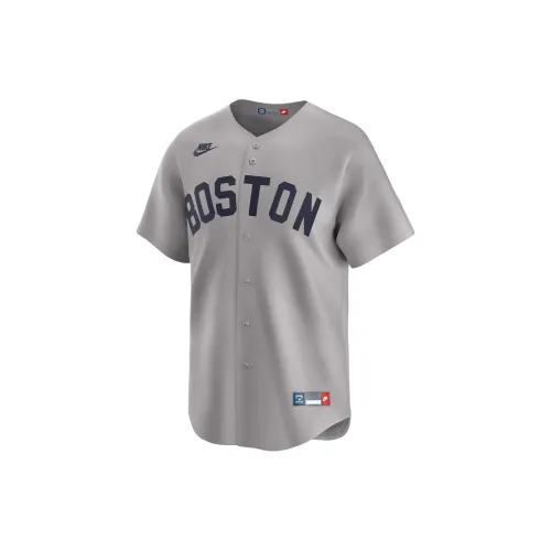 Mlb X Nike Boston Red Sox Baseball Jerseys Men Gray