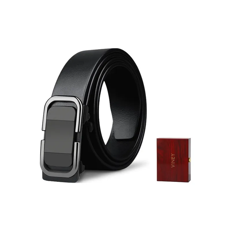 VINEY Cow Split Leather Belts Men's Width 3.5-9