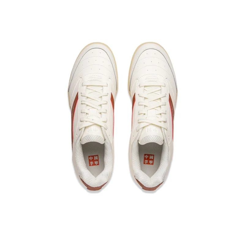 LiNing Trendy Fashion Collection Low-Top Casual Shoes Unisex Ecru-3