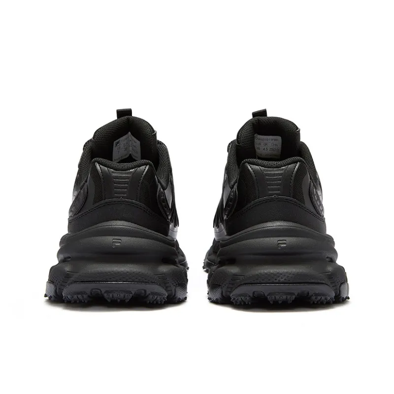 FILA FUSION BRACKET Anti Slip Wear Resistant Low Top Casual Shoes Women's Black-2