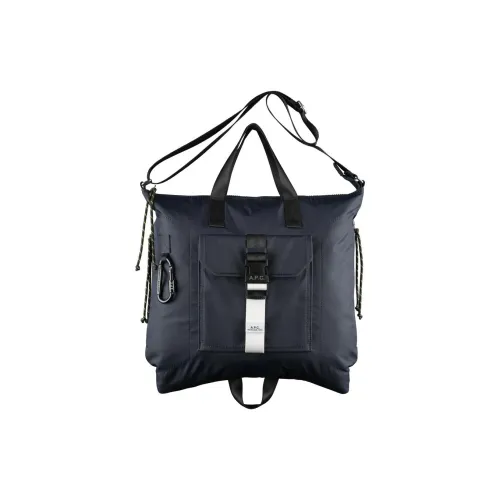 A.P.C Buckle Detailed Zip-Up Tote Bag