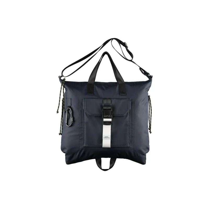 A.P.C Buckle Detailed Zip Up Tote Bag-0