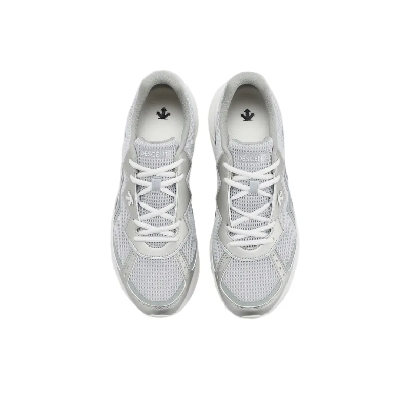 DESCENTE DUALIS Abrasion Resistant Slip Resistant Low Top Casual Shoes Women's Silver-3