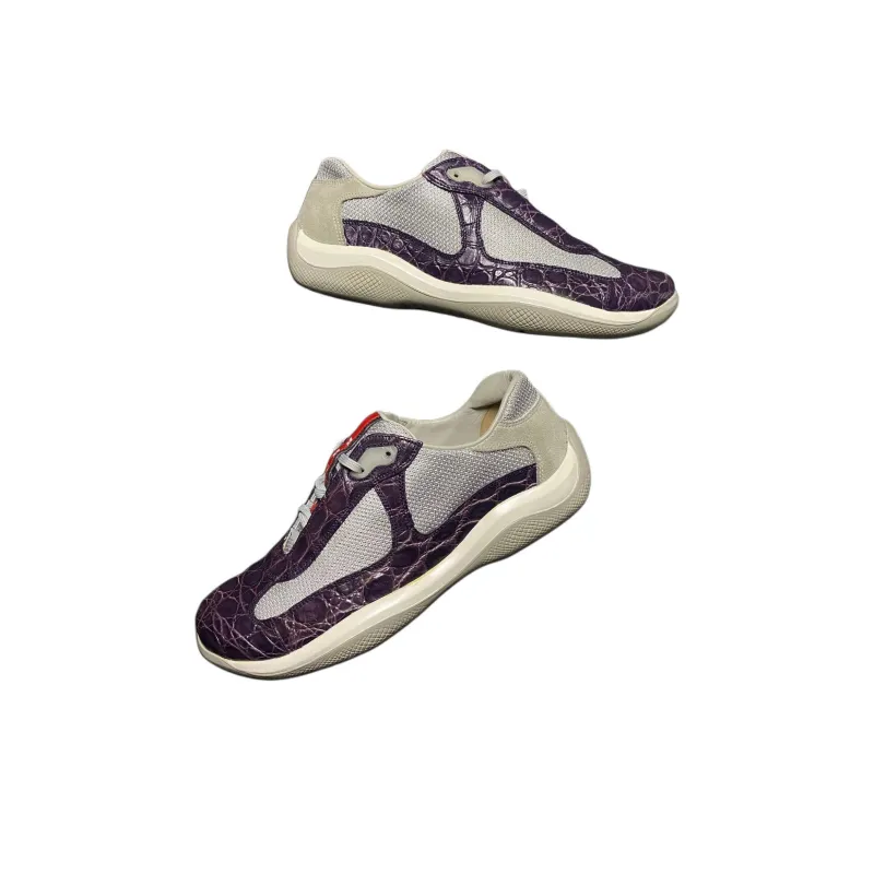 PRADA Low-Top Casual Shoes Men's Purple-2