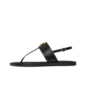 CELINE Lympia Strap Sandals Women's Black