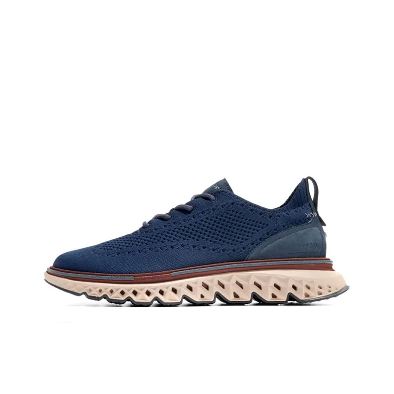 COLE HAAN Shock Absorbers Rebound Lightweight Low Top Casual Shoes Men's Blue-0