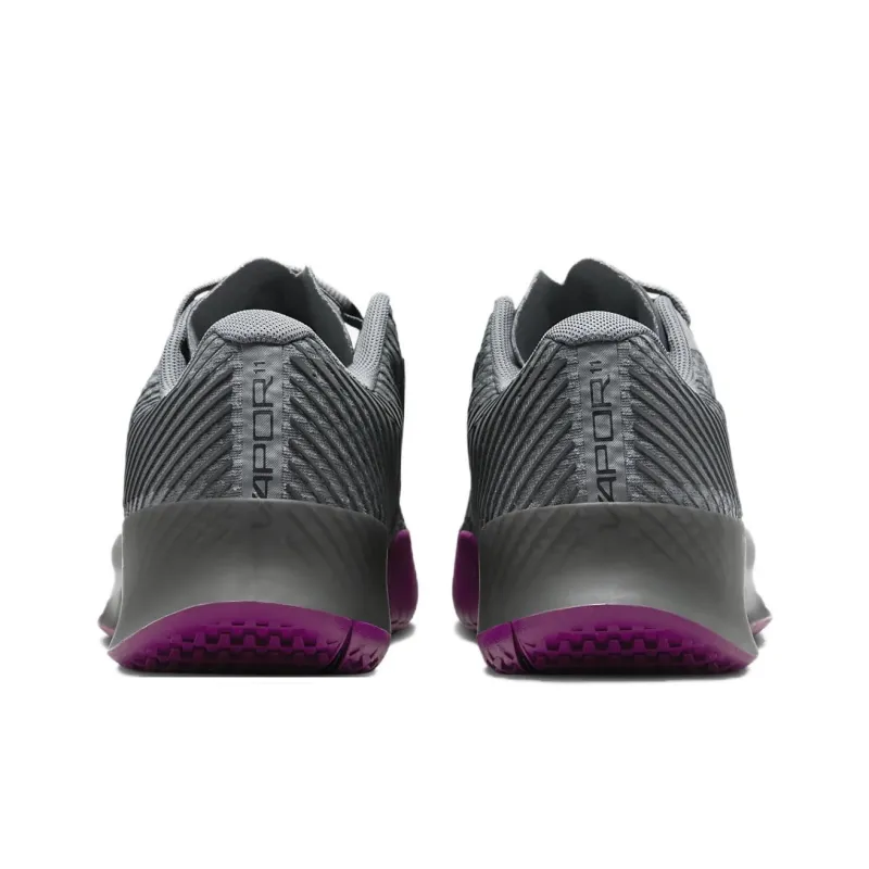Nike Air Zoom Vapor 11 Anti Slip Wear Resistant Low Top Tennis Shoes Men's Gray Purple-3