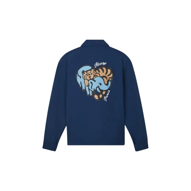 KENZO SS24 Jackets & Coats Men's Midnight Blue-3
