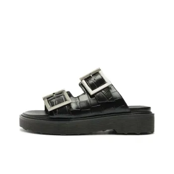 Schutz Slide Slippers 5.3cm Women's Black