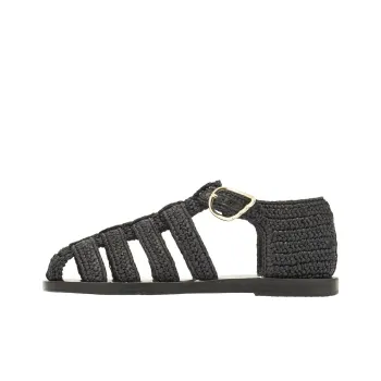 ANCIENT GREEK SANDALS Homeria Roman Sandals Women's Black