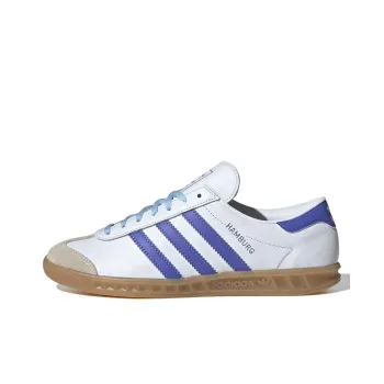 Hamburg Women's Adidas Originals 'White Cobalt Blue Gum'
