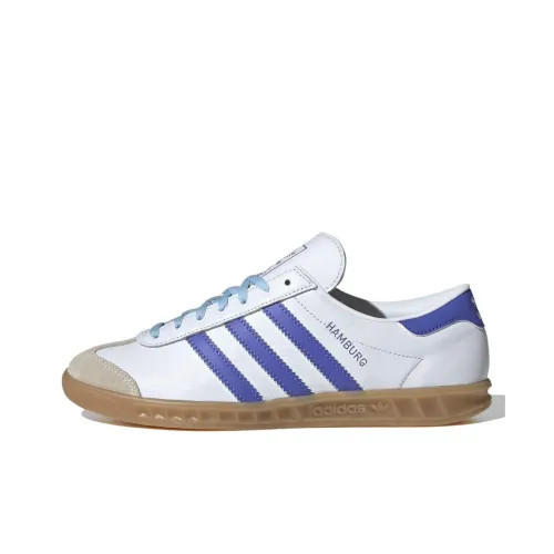 Hamburg Women's Adidas Originals 'White Cobalt Blue Gum'