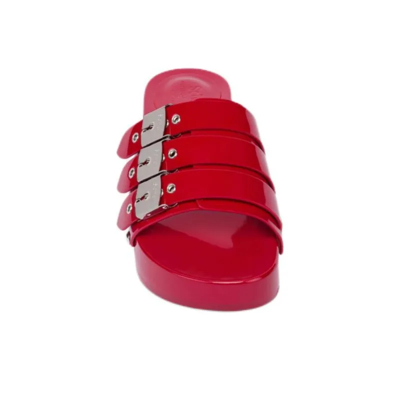 Scholl x PHILOSOPHY DI LORENZO SERAFINI Slide Slippers Women's Red-4