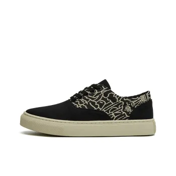 Oak Elephant Low Top Canvas Shoes Men's Black