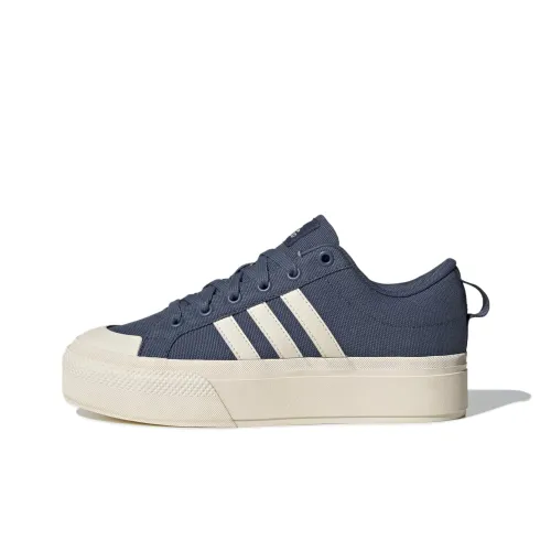 Adidas Bravada 2.0 Canvas Shoes Women's Low-Top Blue