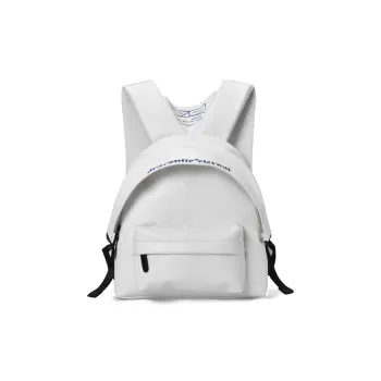 DRACONITE PU Student Backpack Mini Women's Gardenia White
