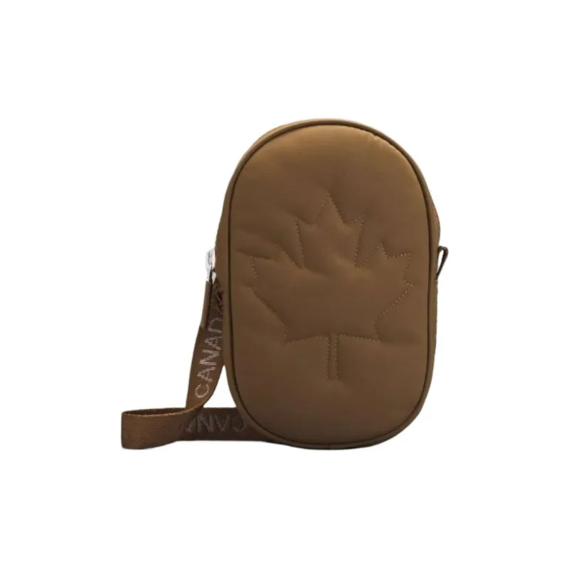 Lululemon Polyester Blend Recycled Nylon Shoulder Bag Crossbody Bag Regular Unisex Brown-0