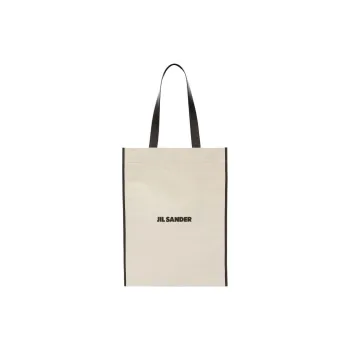JIL SANDER Logo Printed Medium Tote Bag