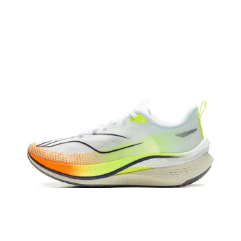 LiNing Red Hare 7 Pro Shock Absorbers With Slip Resistant Features Low Top Sprint Running Shoes Women's White Green