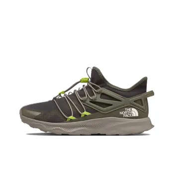 THE NORTH FACE Oxeye Anti Slip Wear Resistant Low Top Trekking Shoes Men's Green Umber Gray