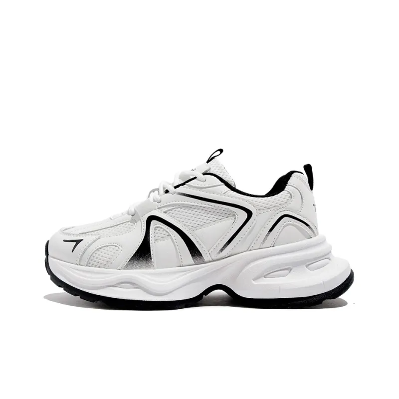 TUOPIN Height Increasing Abrasion Resistant Breathable Low Top Chunky Sneakers Unisex-41