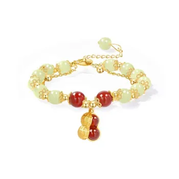 Bailijin Bracelets Green Jade Unisex