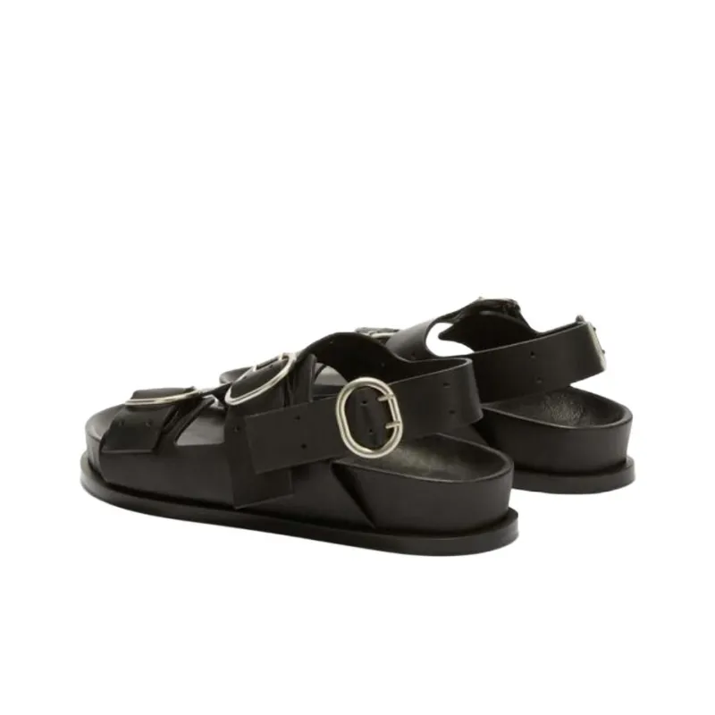 JIL SANDER Strap Sandals Men's Black-3
