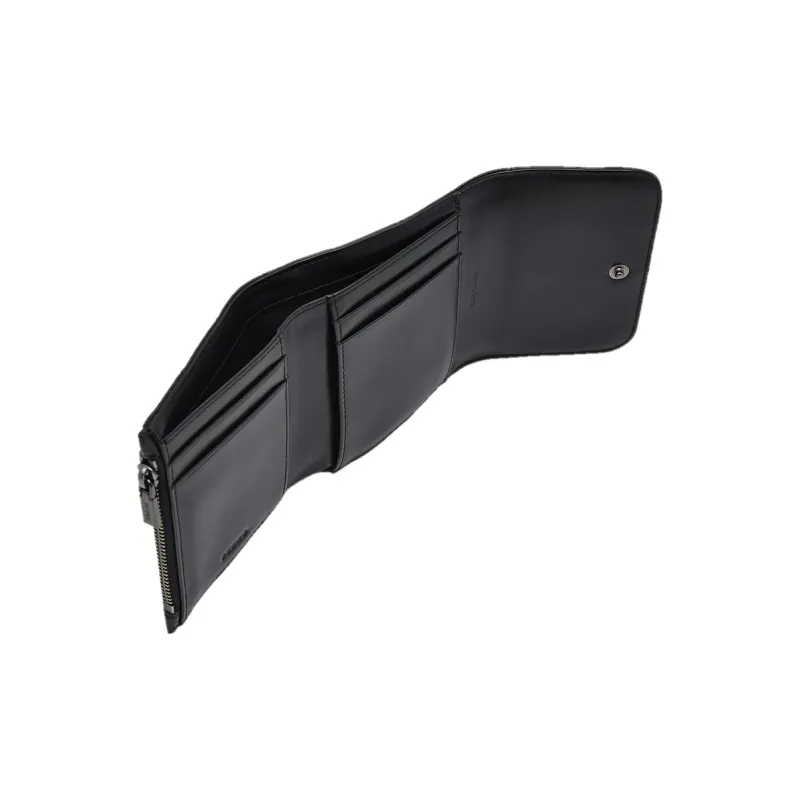 PEDRO Calfskin Wallet Women's Black/Nude/Purple-3