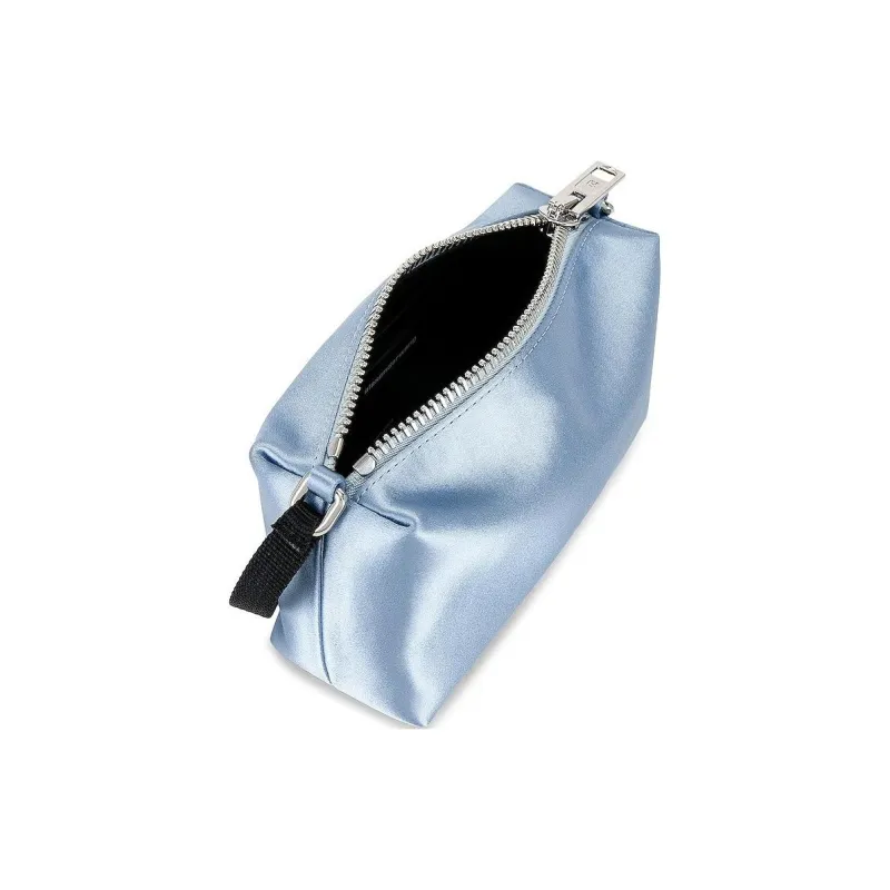 Alexander Wang Heiress Satin One Shoulder Handbags Medium Size Women's Blue-4