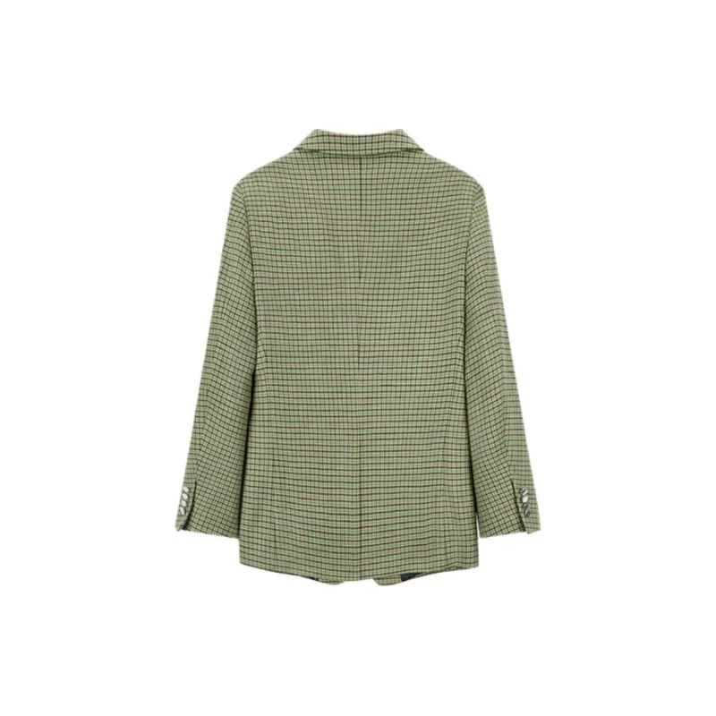 JOHN RICHMOND Business Suit Men's Medium Green Plaid-1