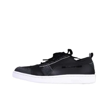 PUMA Mcq Serve Slip Resistant, Abrasion Resistant, Lightweight Low Top Skateboard Shoes Men's Black