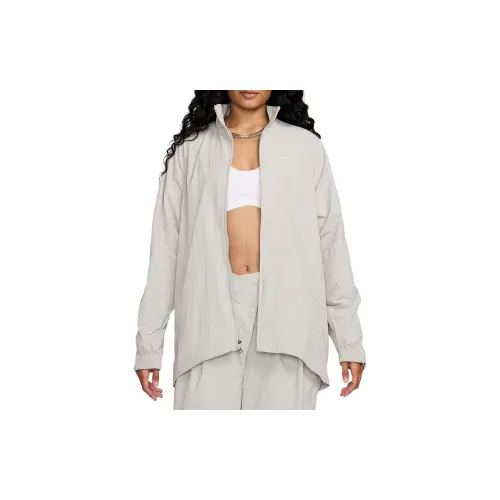 Nike Jackets Women's Light Iron Ore/White