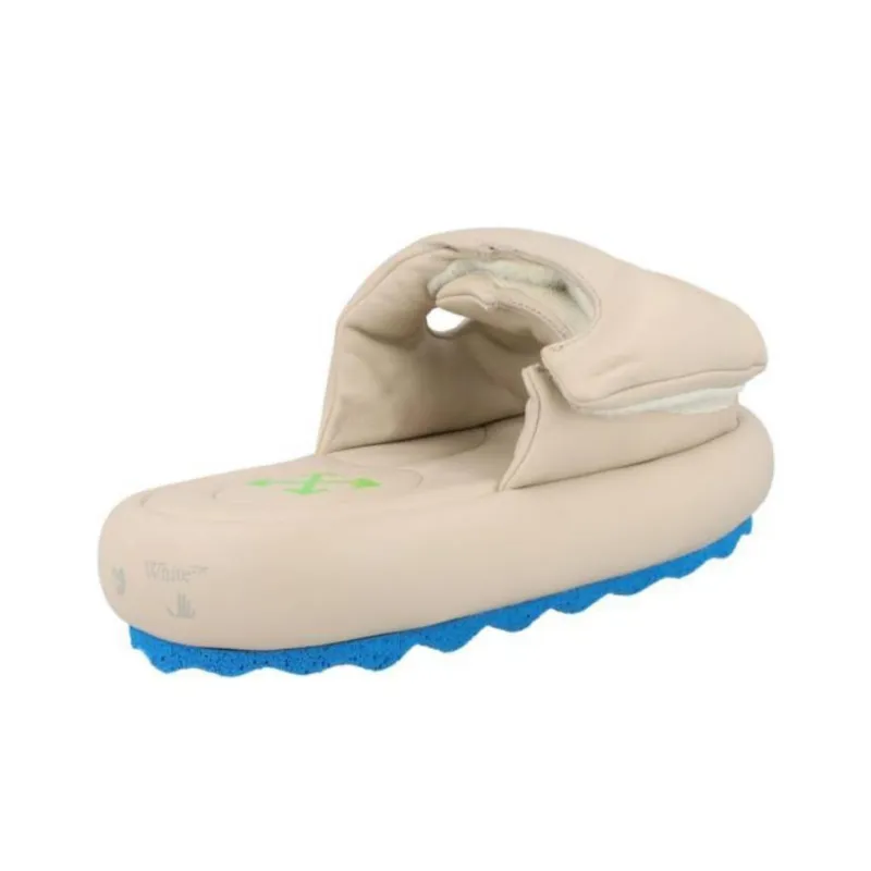 OFF-WHITE Rubber Sole Slide Slippers Men's Beige-5