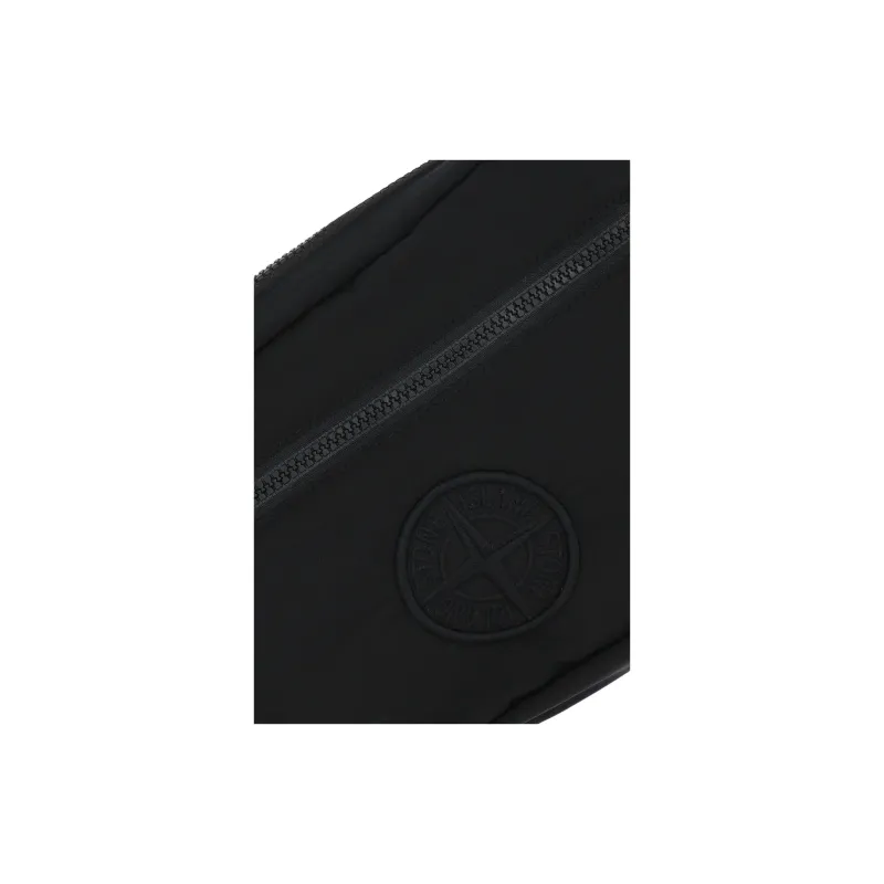 STONE ISLAND Nylon Fanny Pack Regular Men's Black-3